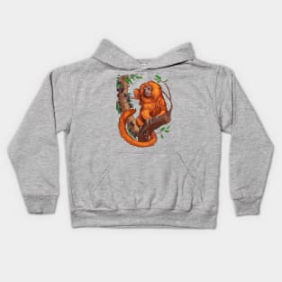 Golden Lion Tamarin Kids Hoodie